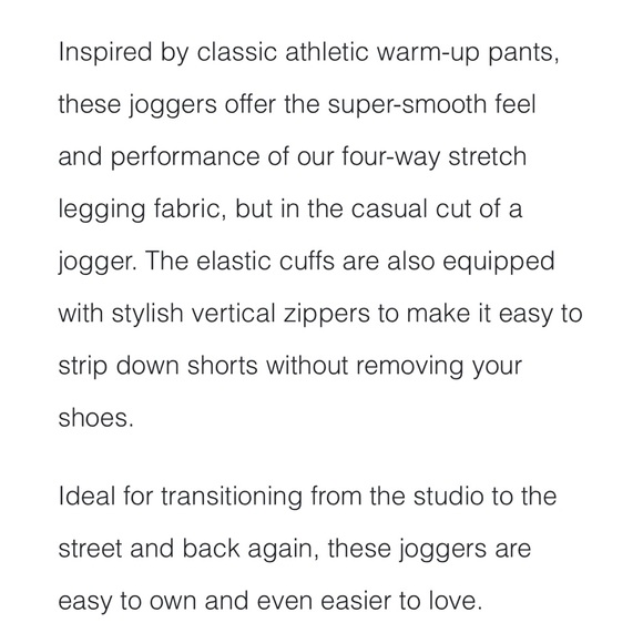 ZYIA Active Dark Gray Peak Zipper Joggers (Long) 31" Large Athleisure - Picture 14 of 14